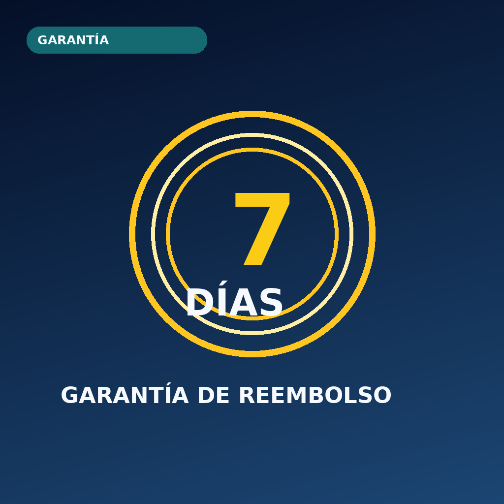 Ilustración conceptual: Sello de garantía de 7 días
